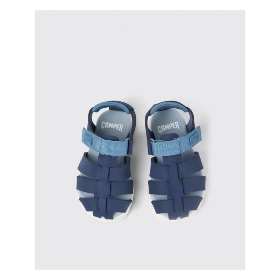 Blauwe Leren Peutersandalen