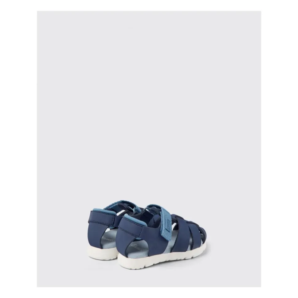 Blauwe Leren Peutersandalen