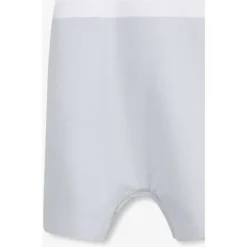 Blauwe Logo Print Romper voor Jongens