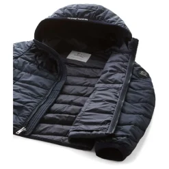 Blauwe Melton Sundance Hoodie Jas