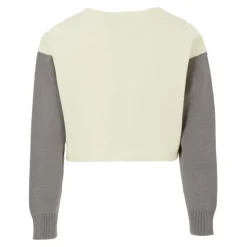 Blauwe Multicolor Trui met Lurex Logo