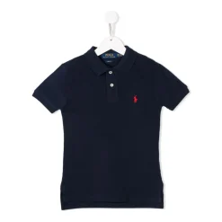 Blauwe Polo Pony Motif T-shirt
