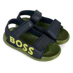 Blauwe Sandalen met Klittenbandsluiting