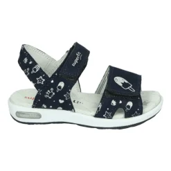 Blauwe Sandalen met Rubberen Zool