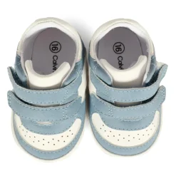 Blauwe Sneakers van Kunstleer met Logo