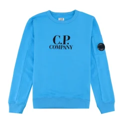 Blauwe Sweatshirt met Logoprint