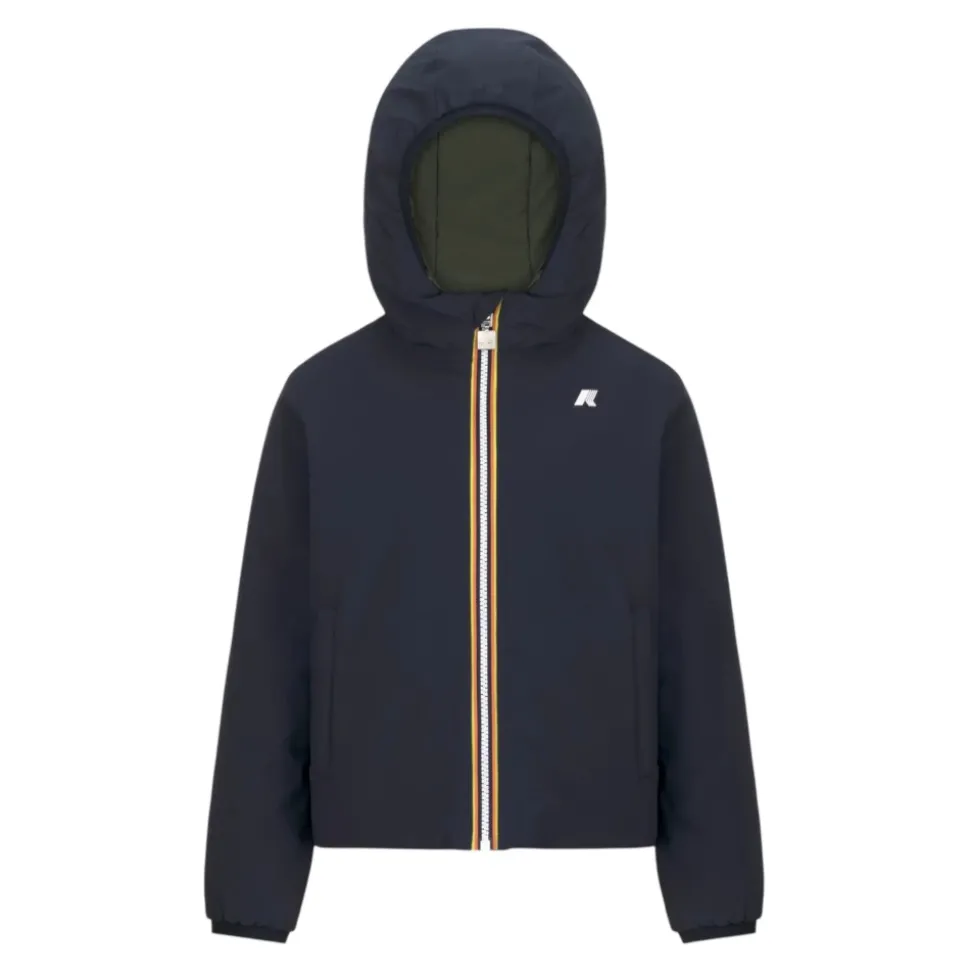 Blauwe Warme Dubbele Jas