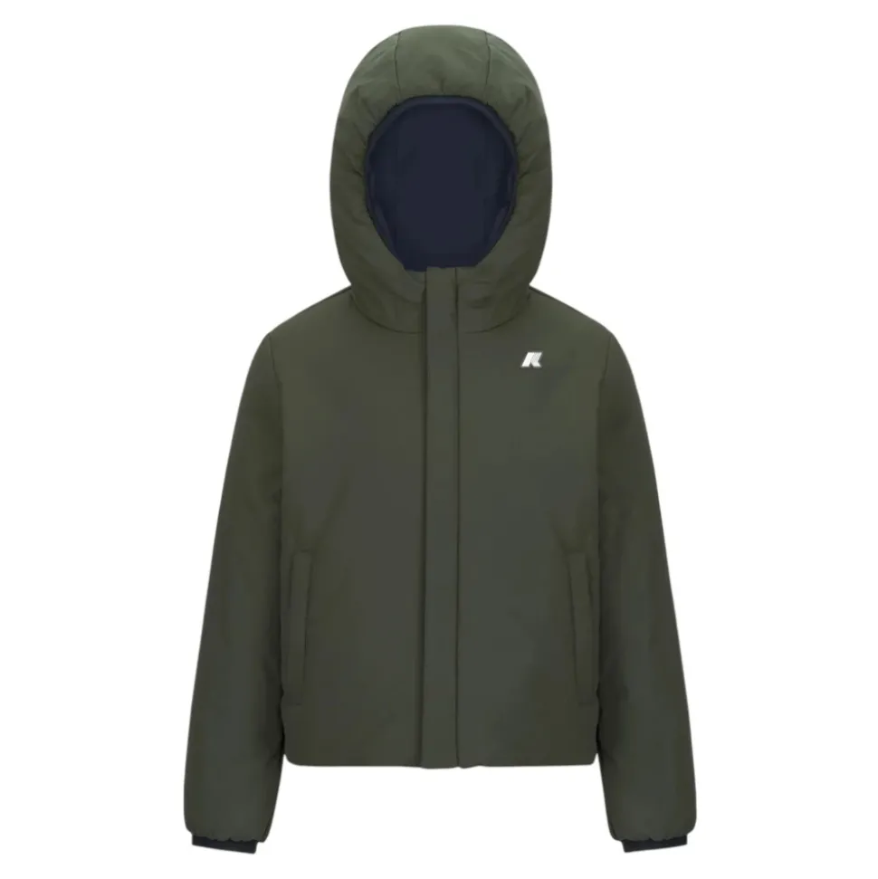 Blauwe Warme Dubbele Jas