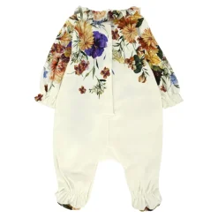 Bloemen Romper Hoed Slabbetje Set