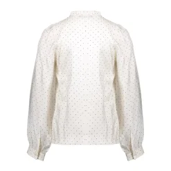 Blouse met glanzende stippen