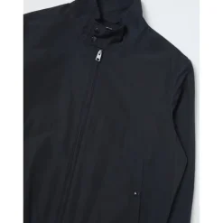 Bomberjack met hoge kraag en ribboord