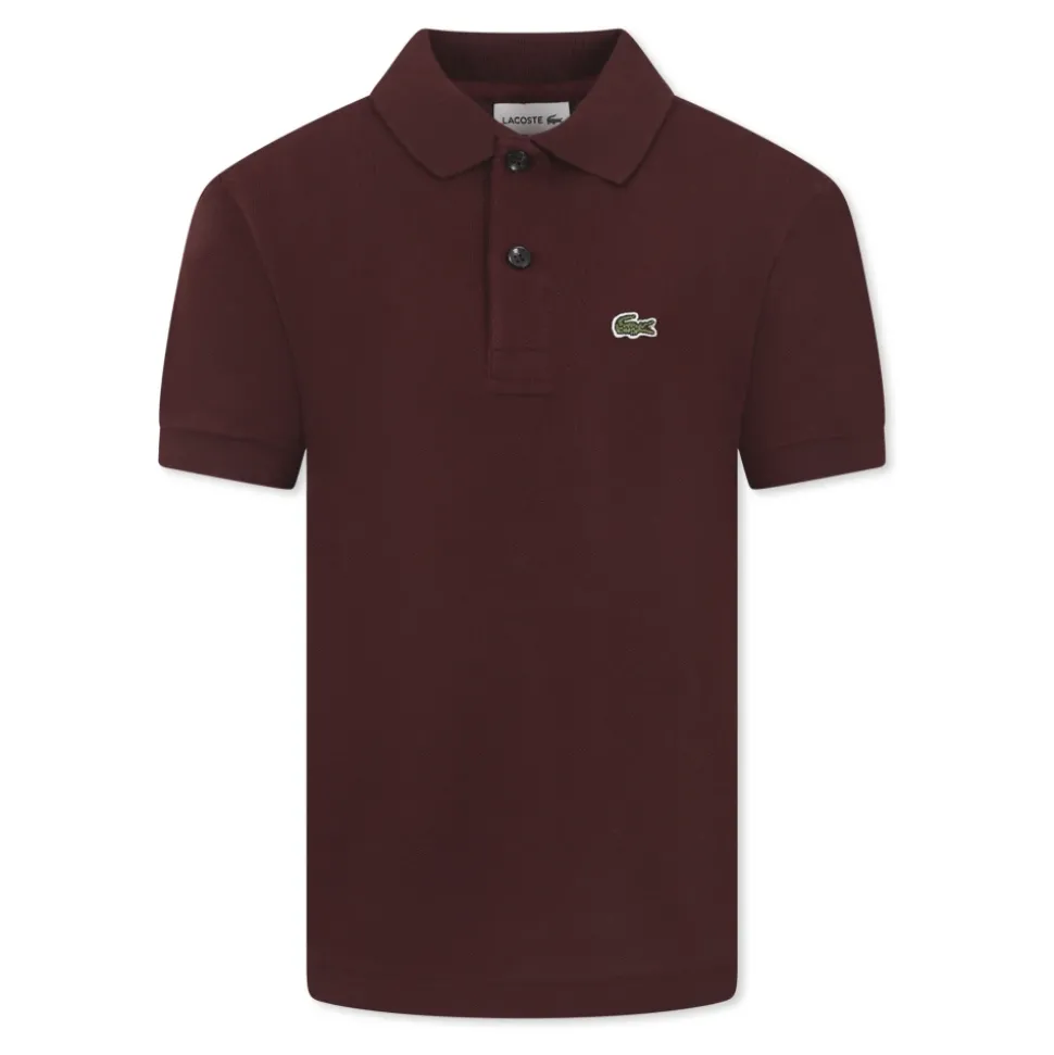 Bordeaux Katoenen Piqué Poloshirt