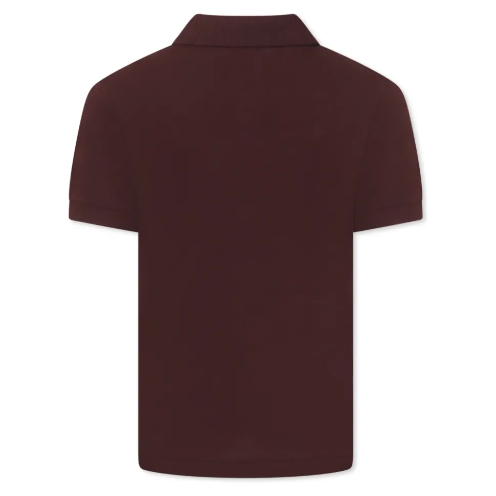 Bordeaux Katoenen Piqué Poloshirt