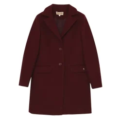 Bordeaux Korte Jas Elegante Winterstijl