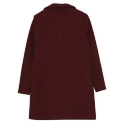 Bordeaux Korte Jas Elegante Winterstijl