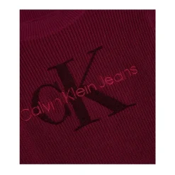 Bordeaux Minimalist Ronde Hals Sweater