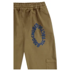 Broek met bedrukt logo