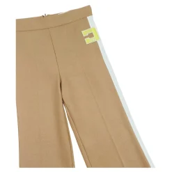 Broeken met zijstrepen en logo