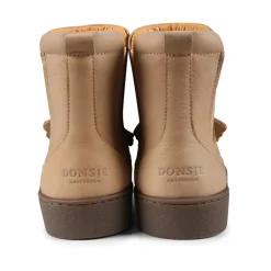 Bruin Leren Koala Enkellaarzen