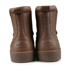 Bruin Leren Koala Enkellaarzen