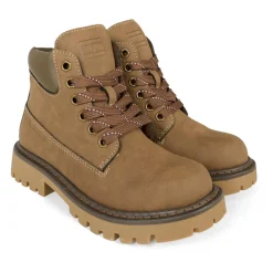 Bruine Bikerlaarzen met Nepbont