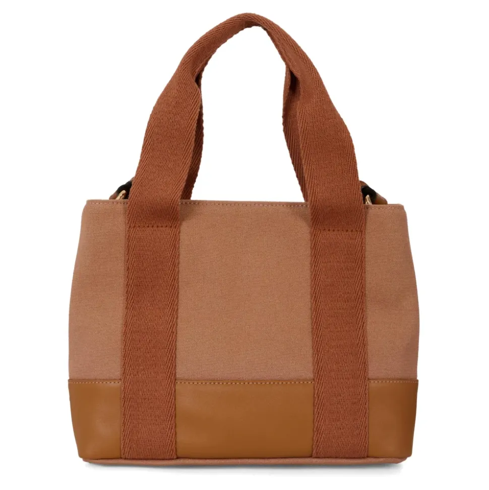 Bruine Casual Tas met Logo Band