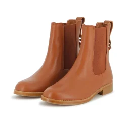 Bruine Leren Laarzen voor Kinderen