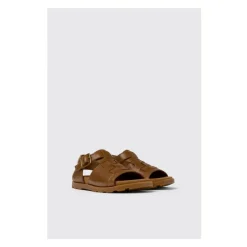 Bruine Leren Sandaal voor Kinderen