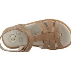 Bruine leren sandalen voor kinderen