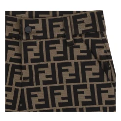 Bruine Logo Print Jersey Shorts