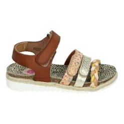 Bruine Sandalen met Rubberen Zool