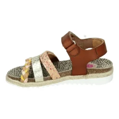 Bruine Sandalen met Rubberen Zool