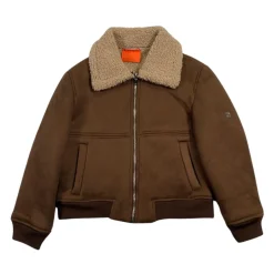 Bruine Sherpa Design Kinderjas