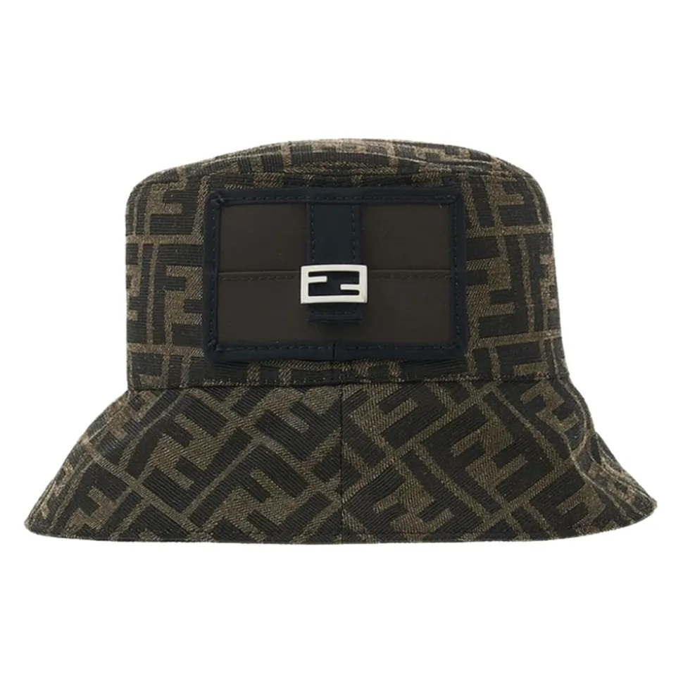 Bruine Vissershoed met FF-motief