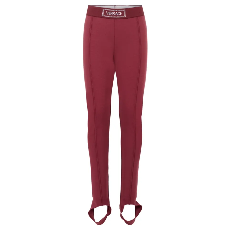 Burgundy Leggings '90 Vintage Logo