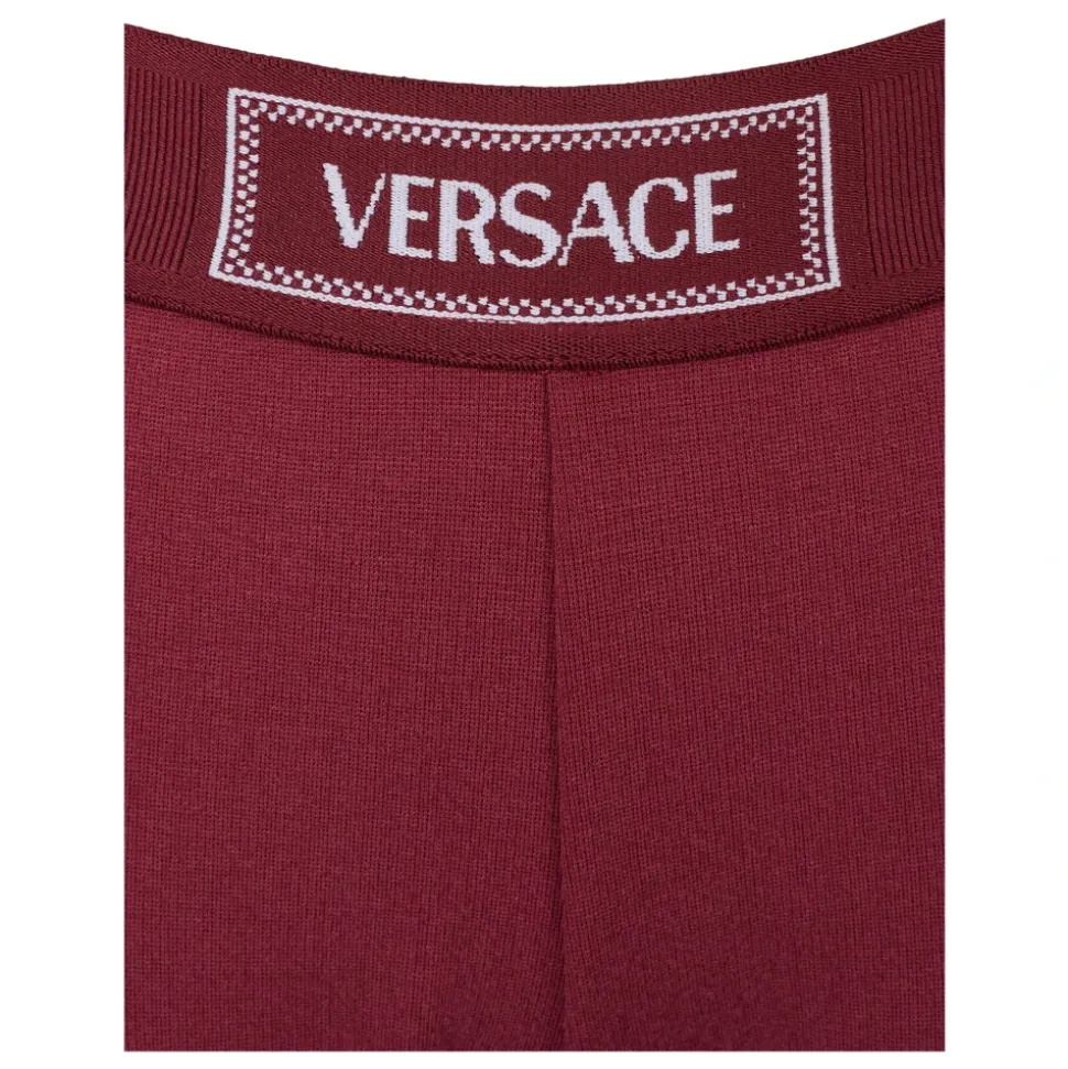 Burgundy Leggings '90 Vintage Logo
