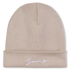 Cappello con logo ricamato reversibile lavorazione a maglia