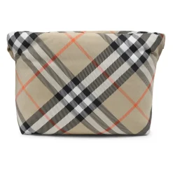Casual Beige Tas met Vintage Check