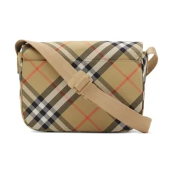 Check Messenger Bag