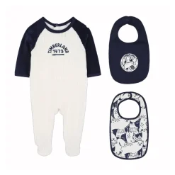 Chenille Babygrow & Slabbetjes Set