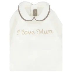 Chenille Romper met Peter Pan-kraag