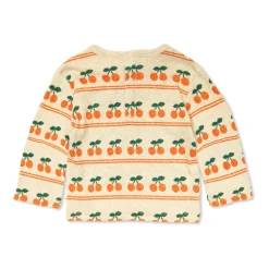 Cherry Pattern Rib Tee