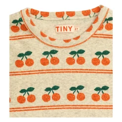 Cherry Pattern Rib Tee