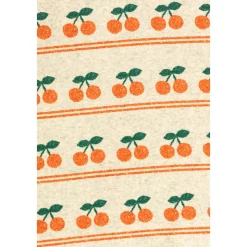 Cherry Pattern Rib Tee