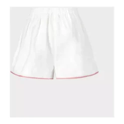 Clover Applique Meisjes Shorts Ivoor Franje