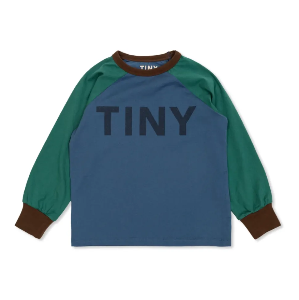 Color Block Raglan Sleeve Tee
