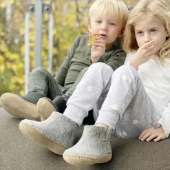 Comfortabele Grijze Wollen Laarzen