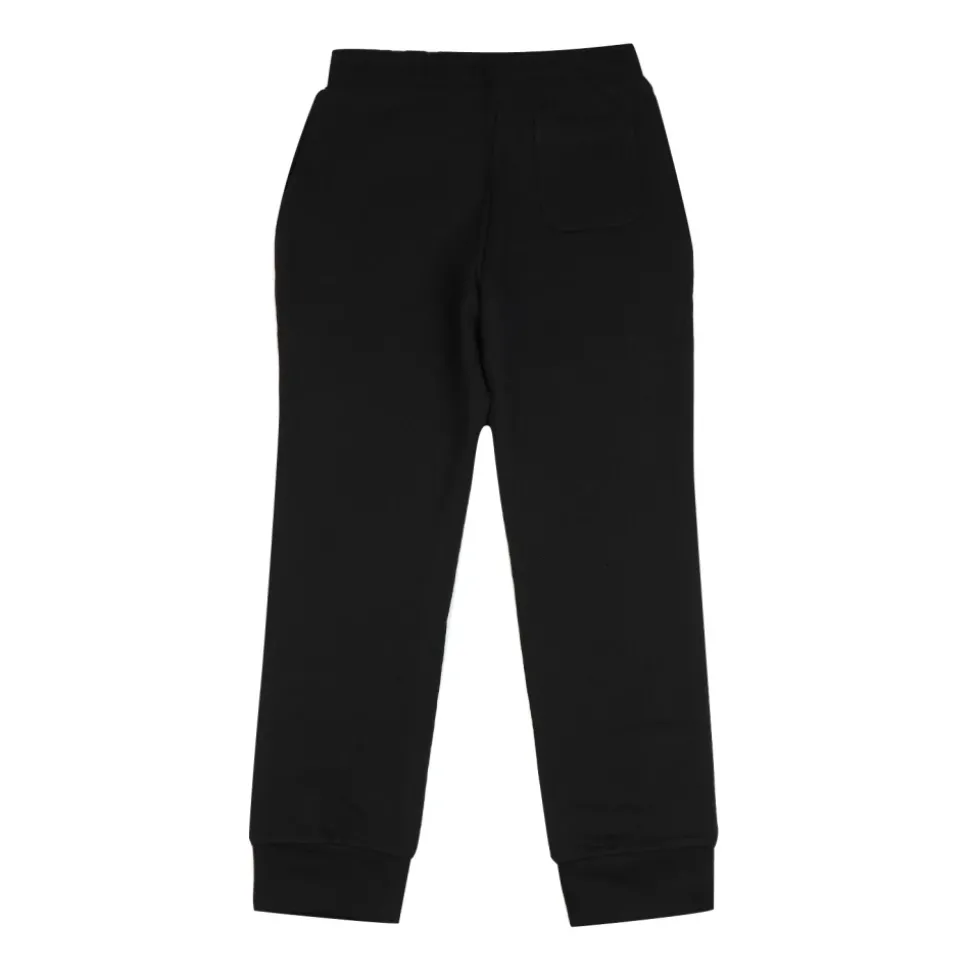 Comfortabele zwarte Joggingbroek met elastische tailleband en platte zakken