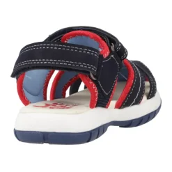 Coole blauw en rode kindersandalen