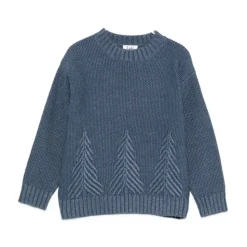 Cotton Sweater met Borduursel